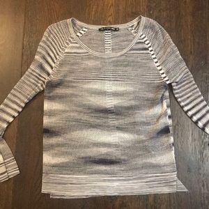 Rag and bone jean crew neck marled top